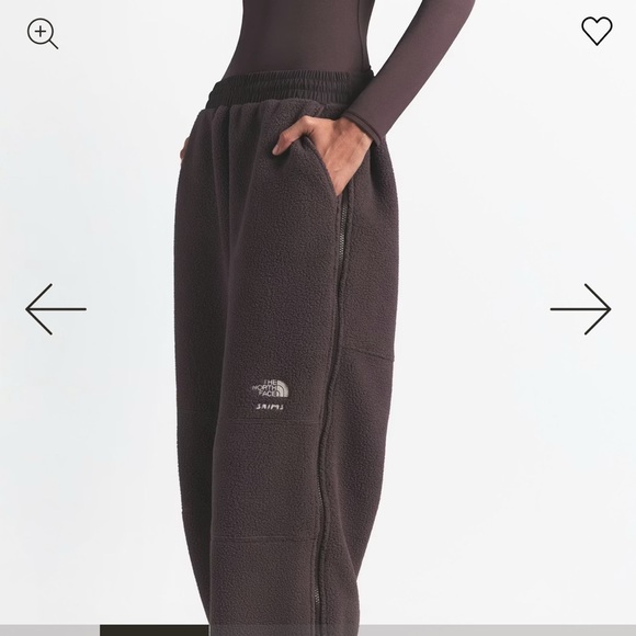 The North Face x SKIMS 1995 DENALI FLEECE STRAIGHT LEG PANT Phoenix Small - Picture 2 of 7